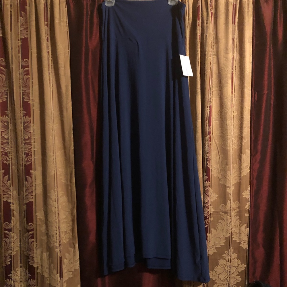 Navy blue Lularoe skirt large